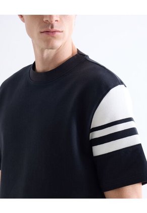 Polo Para Hombre Cuello Tejido Sin Bolsillo Color Azul Marca Seven Seven #45110912