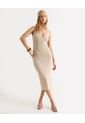 Vestido  Para Mujer M/Sisa Medio Color Beige Marca Seven Seven #28171486 de Seven Seven