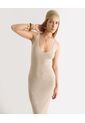 Vestido  Para Mujer M/Sisa Medio Color Beige Marca Seven Seven #28171486 de Seven Seven