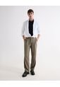 Pantalón Straight Texturizado  Para Hombre Verde Seven Seven de Seven Seven