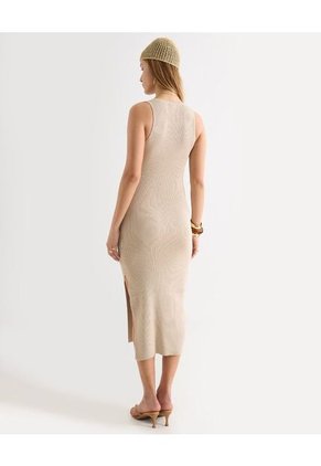 Vestido  Para Mujer M/Sisa Medio Color Beige Marca Seven Seven #28171486