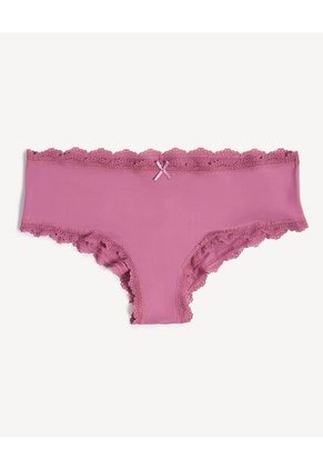 Pack X 3 Panty Hipster En Encaje X3 Para Mujer Lila Seven Seven