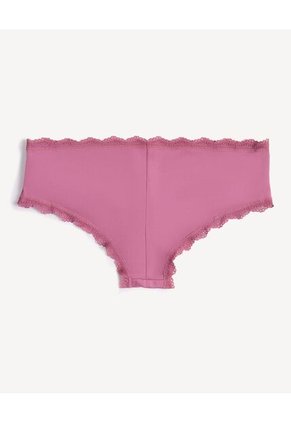 Pack X 3 Panty Hipster En Encaje X3 Para Mujer Lila Seven Seven