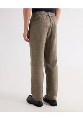 Pantalón Straight Texturizado Para Hombre Verde Seven Seven
