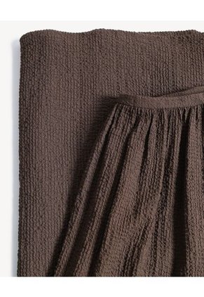 Falda  Para Mujer Largo Color Café Marca Seven Seven #28140984