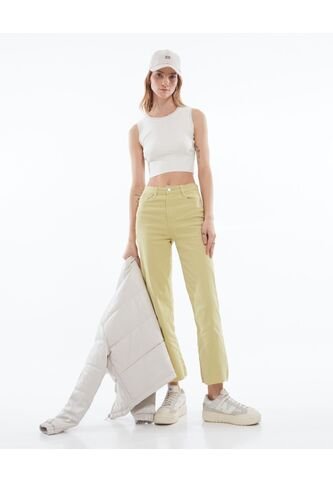 Jean  Para Mujer Flare Color Verde Marca Seven Seven #28160811 Seven Seven