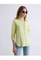Blusa Rústica Con Bolsillo  Para Mujer Verde Seven Seven de Seven Seven