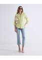 Blusa Rústica Con Bolsillo  Para Mujer Verde Seven Seven de Seven Seven