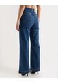 Jean Wide Leg Tiro Alto  Para Mujer Azul Seven Seven de Seven Seven