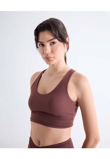 Top  Para Mujer  Color Café Marca Seven Seven #28220149