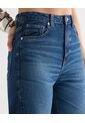 Jean Wide Leg Tiro Alto  Para Mujer Azul Seven Seven de Seven Seven