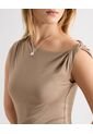 Vestido  Para Mujer M/Sisa Largo Color Beige Marca Seven Seven #28171507 de Seven Seven