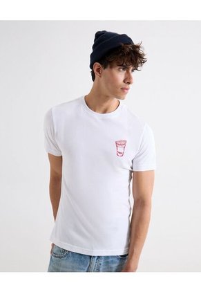 Camiseta Para Hombre Manga Corta Cuello Redondo Color Blanco Marca Seven Seven #45092740