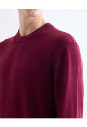 Saco  Para Hombre Cuello Redondo Color Vino Marca Seven Seven #45330256
