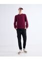 Saco  Para Hombre Cuello Redondo Color Vino Marca Seven Seven #45330256 de Seven Seven