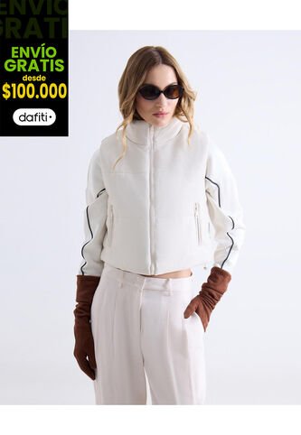 Chaleco  Para Mujer Plano Color Marfil Marca Seven Seven #28250156 Seven Seven