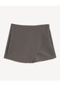 Short Skort Cruzado  Para Mujer Café Seven Seven de Seven Seven