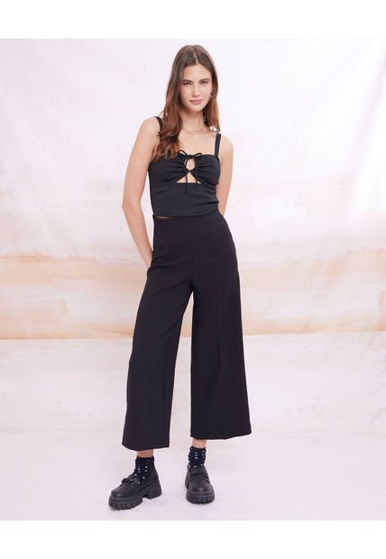 Pantalon Para Mujer  Color Negro Marca Seven Seven #28071605