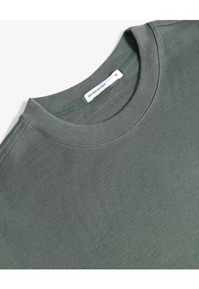 Camiseta  Para Hombre Manga Corta Cuello Redondo Color Gris Marca Seven Seven #45092777