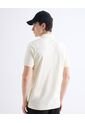Polo  Para Hombre Cuello Tejido Sin Bolsillo Color Crema Marca Seven Seven #45110938 de Seven Seven