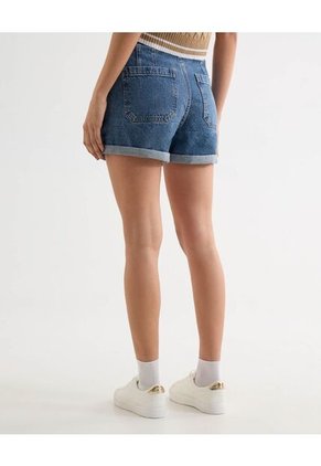 Short Para Mujer Multiusos Plano Color Azul Marca Seven Seven #28191089