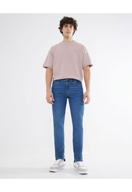 Jean Para Hombre Skinny Color Azul  Marca Seven Seven #45160509