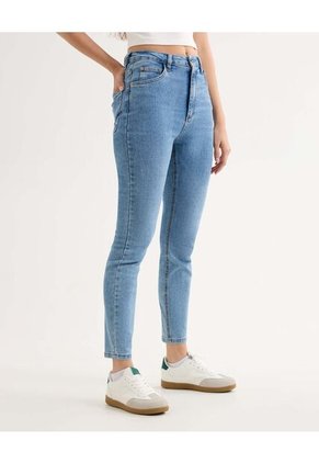 Jean Para Mujer Skinny Color Azul Medio Marca Seven Seven #28160924