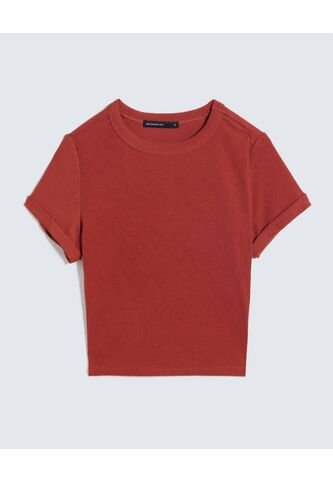 Camiseta Para Mujer Manga Corta Color Rojo Marca Seven Seven #28096062 Seven Seven