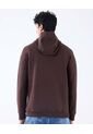 Hoodie Con Bordado  Para Hombre Café Seven Seven de Seven Seven