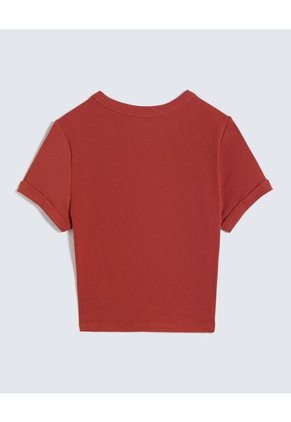 Camiseta Para Mujer Manga Corta Color Rojo Marca Seven Seven #28096062
