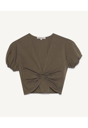 Blusa Para Mujer Manga Corta Color Verde Marca Seven Seven #28123783