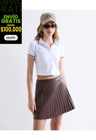 Camiseta  Para Mujer Manga Corta Moda Color Blanco Marca Seven Seven #28096554 Seven Seven