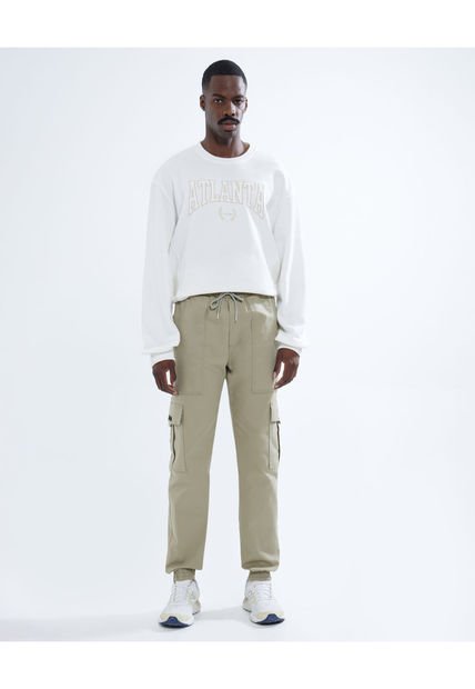 Pantalon Para Hombre Jogger Color Verde Claro Marca Seven Seven #45070990