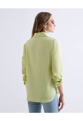 Blusa  Para Mujer Manga Larga Color Verde Marca Seven Seven #28124136