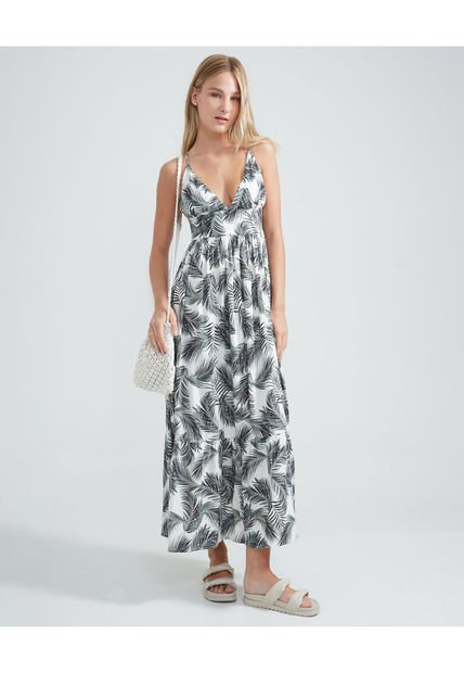Vestido Para Mujer Manga Sisa Color Cafe  Marca Seven Seven #28171242