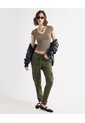 Top Rib Cuello Redondo  Para Mujer Verde Seven Seven de Seven Seven