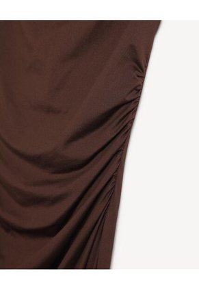 Vestido Para Mujer M/Sisa Largo Color Café Marca Seven Seven #28171457