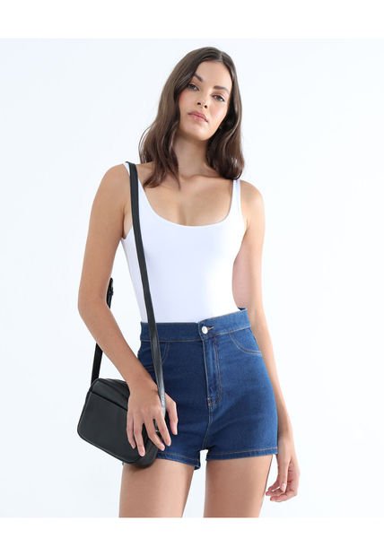 Camiseta Para Mujer Manga Sisa Color Blanco Marca Seven Seven #28096058