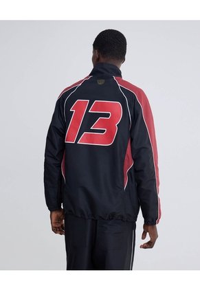 Chaqueta Rompevientos  Para Hombre Negro Seven Seven