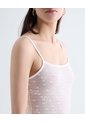 Vestido De Tiras Con Encaje  Para Mujer Blanco Seven Seven de Seven Seven