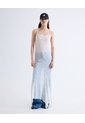 Vestido De Tiras Con Encaje  Para Mujer Blanco Seven Seven de Seven Seven