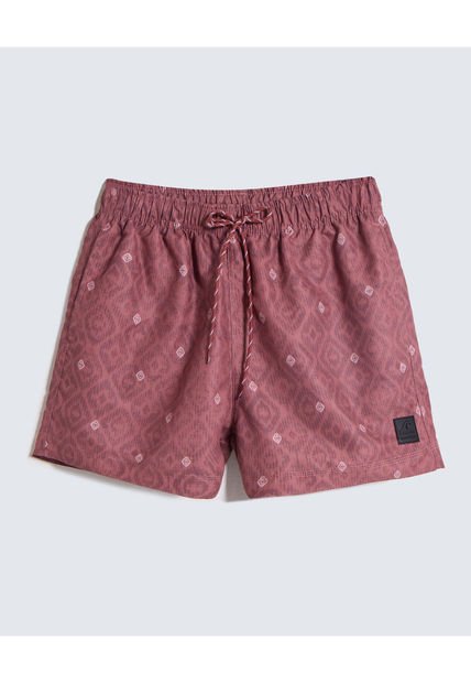 Pantaloneta Para Hombre De Baño Corta Color Terracota Marca Seven Seven #45280074