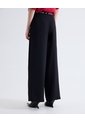 Pantalón Con Detalle De Pinzas  Para Mujer Negro Seven Seven de Seven Seven