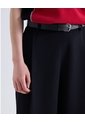Pantalón Con Detalle De Pinzas  Para Mujer Negro Seven Seven de Seven Seven