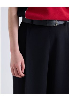Pantalón Con Detalle De Pinzas  Para Mujer Negro Seven Seven