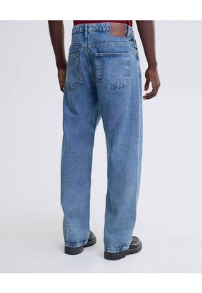 Jean Loose Fit Azul Medio Para Hombre Azul Seven Seven