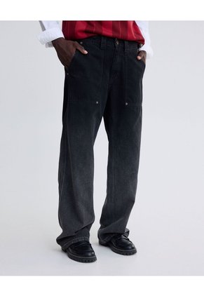 Jean Loose Con Degrade Para Hombre Gris Seven Seven