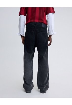 Jean Loose Con Degrade Para Hombre Gris Seven Seven
