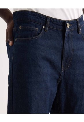 Jean Straight Tono Oscuro  Para Hombre Azul Seven Seven