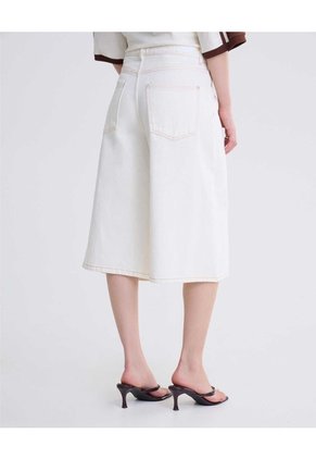 Jort Off White   Para Mujer Blanco Seven Seven